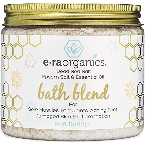 Era Organics Relaxing Bath Salts & Essential Oils – Extra Soothing Spa Qualit...