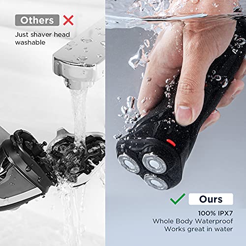 Electric Shaver for Men, Mens Electric Razor Rechargeable 2 in 1 Rotary Shave...