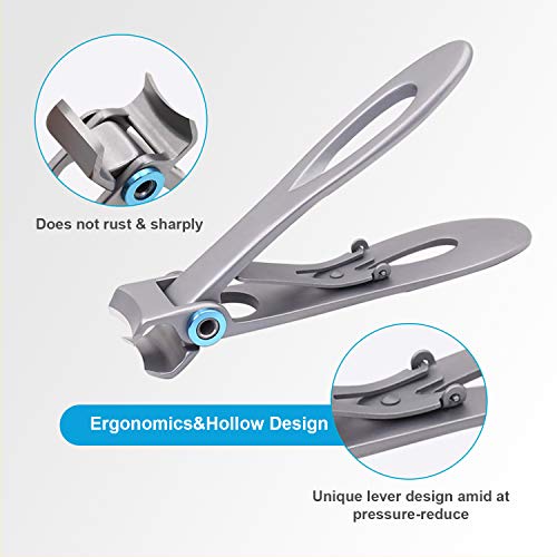 Thick Toenail Clippers, Podiatrist Toe Nail Clippers for Ingrown & Thick & Me...