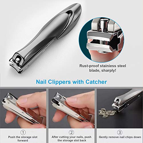 Thick Toenail Clippers, Podiatrist Toe Nail Clippers for Ingrown & Thick & Me...