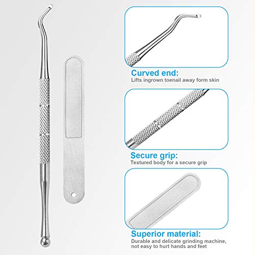 Thick Toenail Clippers, Podiatrist Toe Nail Clippers for Ingrown & Thick & Me...