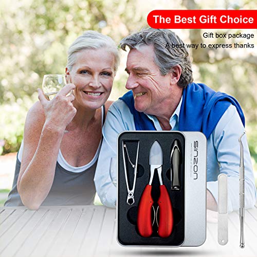 Thick Toenail Clippers, Podiatrist Toe Nail Clippers for Ingrown & Thick & Me...