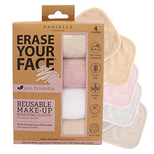 ERASE YOUR FACE Face Reusable Makeup Removing Cloths With Friendly Packaging ...