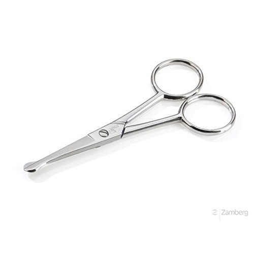 Mustache, Beard & Nose Hair Scissors by Erbe. German Facial Hair Trimmer. Mad...