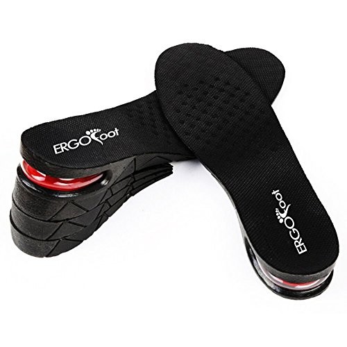 Height Increase Insoles 4-Layer 3.54 inch Air Cushion Taller Shoes Insoles He...