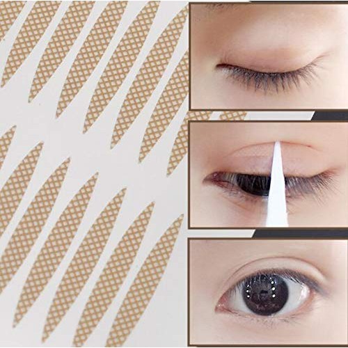 800 Pcs Makeup Breathable Lace Eyelid Tape Invisible Single Side Double Eyeli...