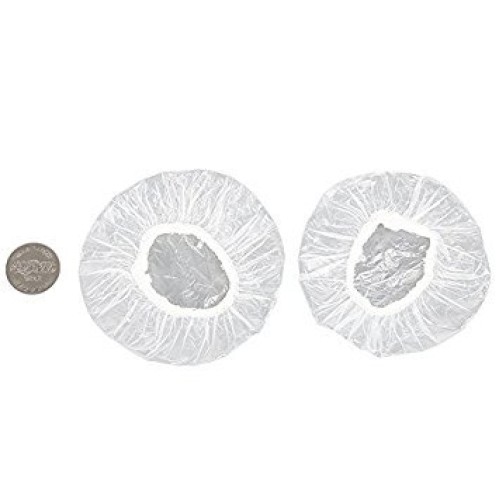 100PCS Disposable Hair Dyer Ear Protector Covers Shower Caps for Ears Clear
