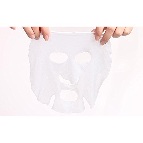 100PCS Skin Care Compressed Mask Paper DIY Natural Cotton Masque Mask White C...