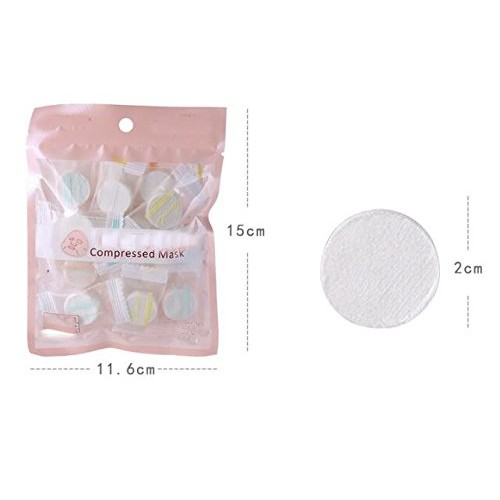 3 Sets(60 pieces) Enlarged Compressed Mask Skin Care Compressed Mask Paper Ma...