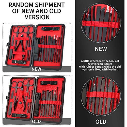 ESARORA Manicure Set, 18 in 1 Stainless Steel Professional Pedicure Kit Nail ...