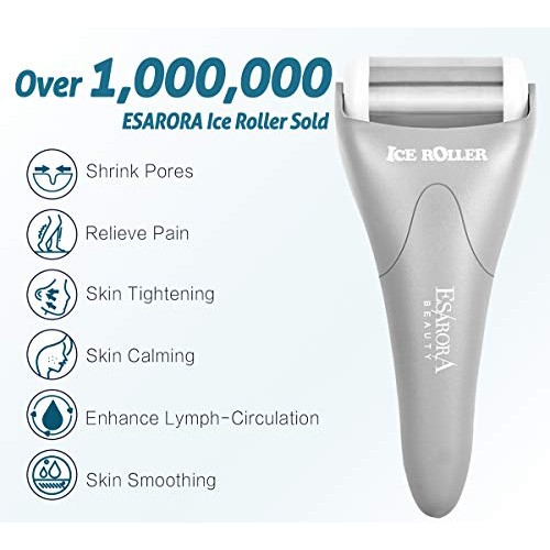 Ice Roller, ESARORA Ice Roller for Face & Eye, Puffiness, Migraine, Pain Reli...