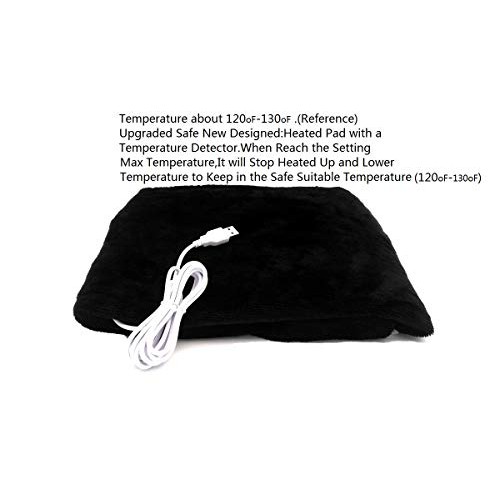 USB Electric Heating Cushion Heated Pad USB Blanket for Cold Therapies Relief...