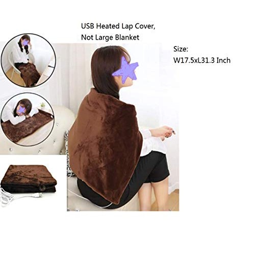 USB Electric Heating Cushion Heated Pad USB Blanket for Cold Therapies Relief...