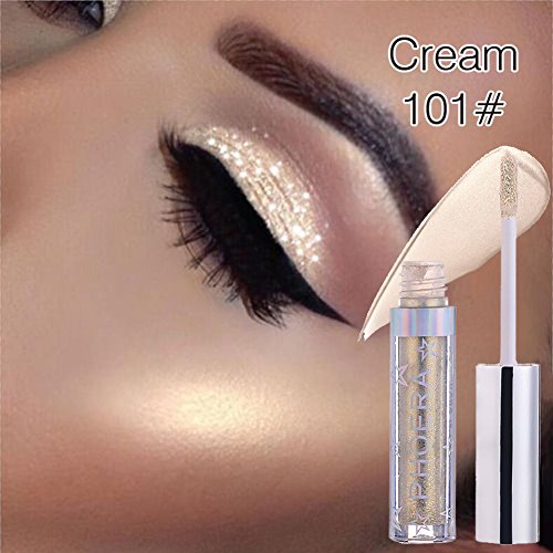 Glitter Eyeshadow，Makeup For Eyes Liquid Shimmer Sparkle Glow Light Colors P...