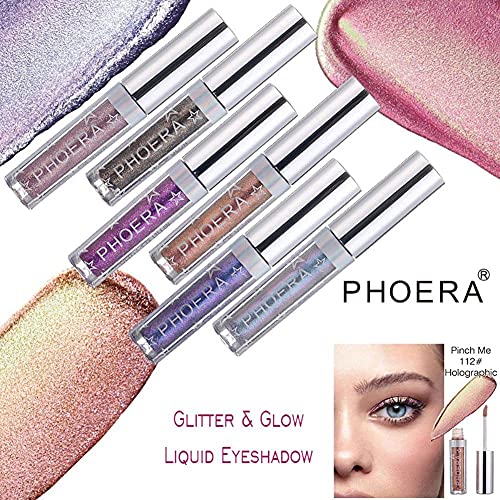 Glitter Eyeshadow，Makeup For Eyes Liquid Shimmer Sparkle Glow Light Colors P...