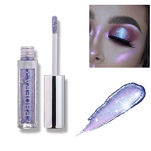 Glitter Eyeshadow，Makeup For Eyes Liquid Shimmer Sparkle Glow Light Colors P...