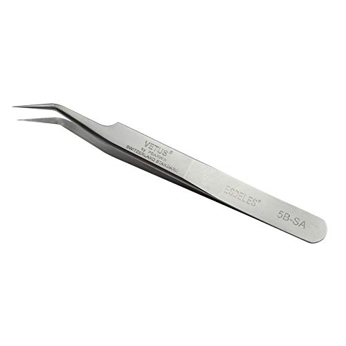 ESDELES Vetus Volume Tweezers Stainless Steel Eyelash Extension Tweezers Ultr...