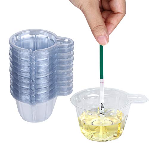 100 Pack Urine Cups, Esee Plastic Disposable Urine Specimen Cups For Ovulatio...