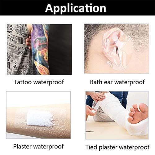 Tattoo Aftercare Bandage Waterproof | 6 in x 2 yd |-Clear Skin Protection Tap...