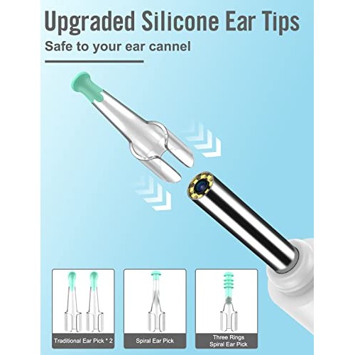 Ear Wax Removal Tool Camera,Ear Cleaner Camera Kit,Spade Ear Cleaning,1920P H...