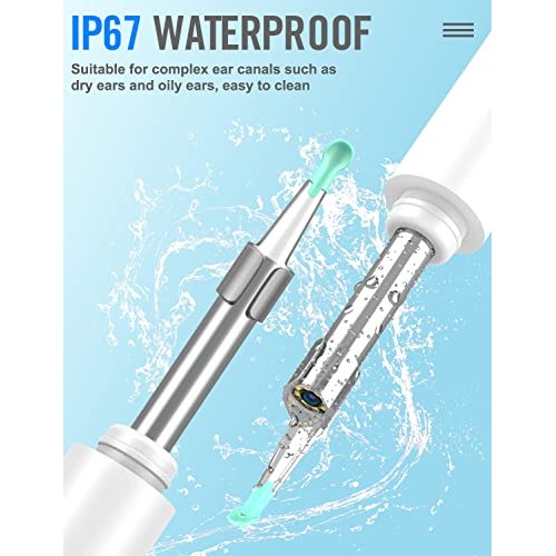 Ear Wax Removal Tool Camera,Ear Cleaner Camera Kit,Spade Ear Cleaning,1920P H...