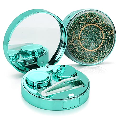 Contact Lens Case, Bling Stars Colored Contact Lens Case Holder, Cute Contact...