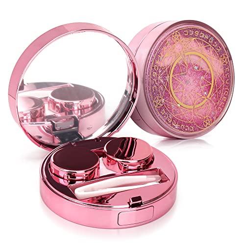 Contact Lens Case, Bling Stars Colored Contact Lens Case Holder, Cute Contact...