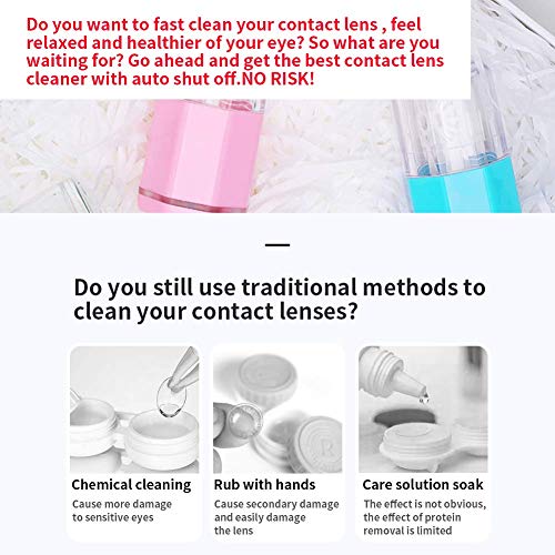 Portable Contact Lens Cleaner,Esojiliya Contact Lens Cleaning Machine with US...