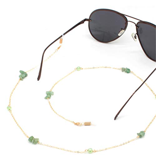 Essencedelight Eyeglasses Retainer Strap Elegant Crystal Jade Gravel Sunglass...