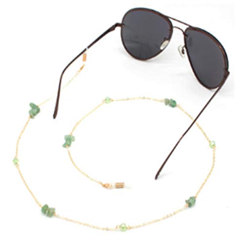 Essencedelight Eyeglasses Retainer Strap Elegant Crystal Jade Gravel Sunglass...