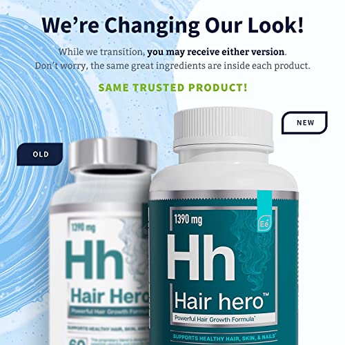 Hair Hero - Powerful Hair Growth Formula - Healthy Hair, Skin, and Nails - 50...