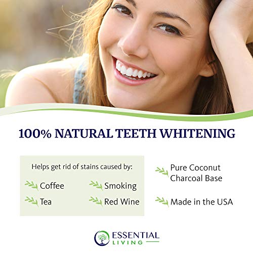 Essential Living: Activated Charcoal Powder - Food Grade All-Natural Coconut ...