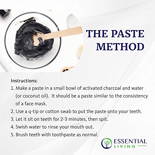 Essential Living: Activated Charcoal Powder - Food Grade All-Natural Coconut ...