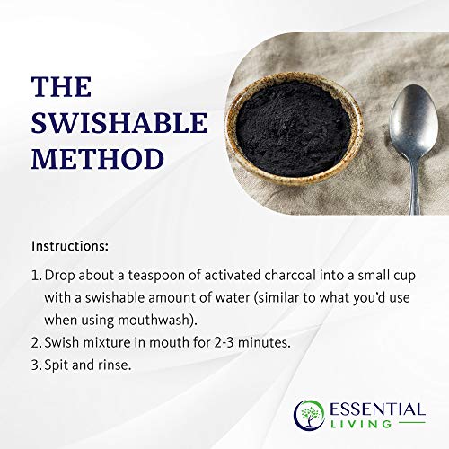 Essential Living: Activated Charcoal Powder - Food Grade All-Natural Coconut ...
