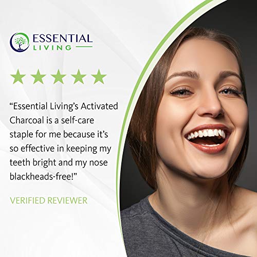Essential Living: Activated Charcoal Powder - Food Grade All-Natural Coconut ...