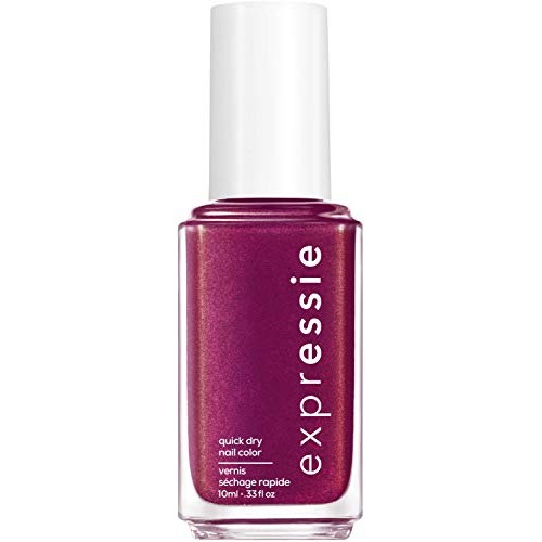 essie expressie Quick-Dry Vegan Nail Polish, Mic Drop-It-Low, Magenta Pink, 0...