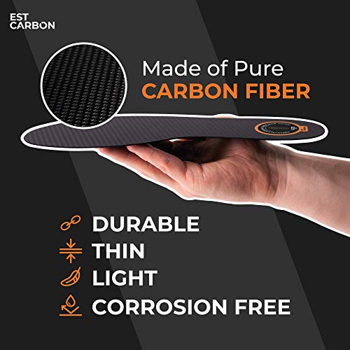 Carbon Fiber Insole, 1 Piece, Shoe Insert, Rigid - Strong, Orthotic Shoe Stif...