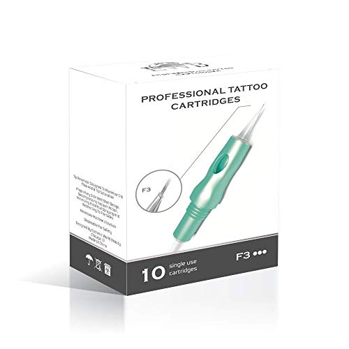 Tattoo Needle Cartridges 10 PCS (Tattoo Needle Cartridges 10 Pcs, F3)