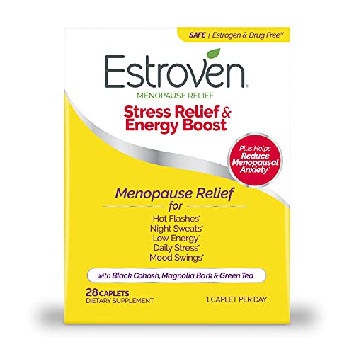 Estroven Stress Relief & Energy Boost for Menopause Relief, Helps Reduce Hot ...