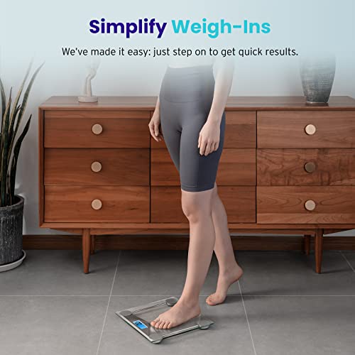 Etekcity Digital Body Weight Bathroom Scale, Large Blue LCD Backlight Display...