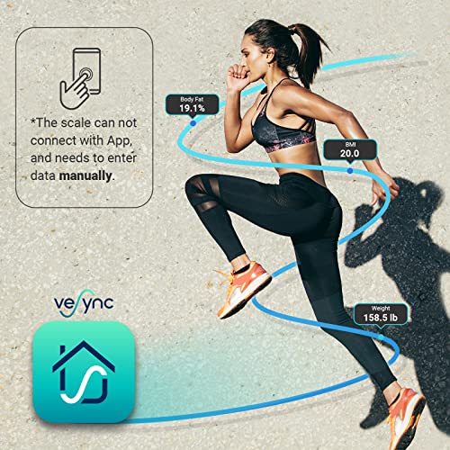 Etekcity Digital Body Weight Bathroom Scale, Large Blue LCD Backlight Display...