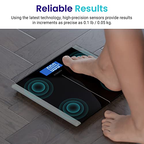 Etekcity Digital Body Weight Bathroom Scale with Step-On Technology, 400 Lb