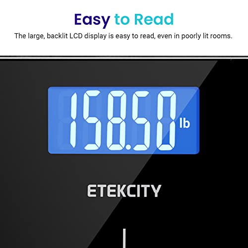 Etekcity Digital Body Weight Bathroom Scale with Step-On Technology, 400 Lb