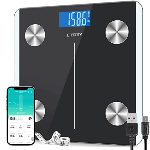 Etekcity Scales for Body Weight, Bathroom Digital Weight and Body Fat Scale f...