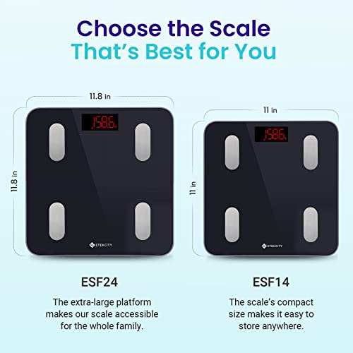 Etekcity Scales for Body Weight, Bathroom Digital Weight Scale for Body Fat, ...