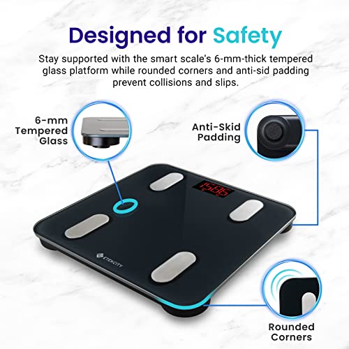Etekcity Scales for Body Weight, Bathroom Digital Weight Scale for Body Fat, ...