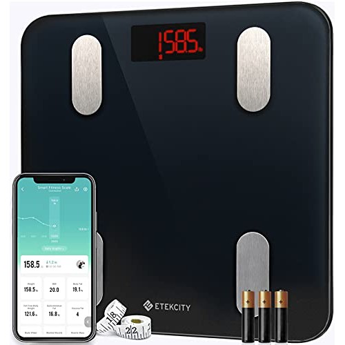 Etekcity Scales for Body Weight Bathroom Digital Weight Scale for Body Fat, S...