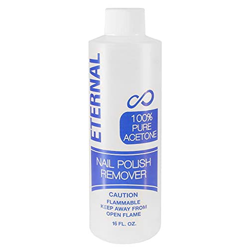 Eternal 100% Pure Acetone – Quick Professional Ultra-Powerful Nail Polish Rem...