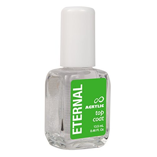Eternal Acrylic Top Coat Gel – Mirror Shine Strength No UV Lamp Nail Polish –...