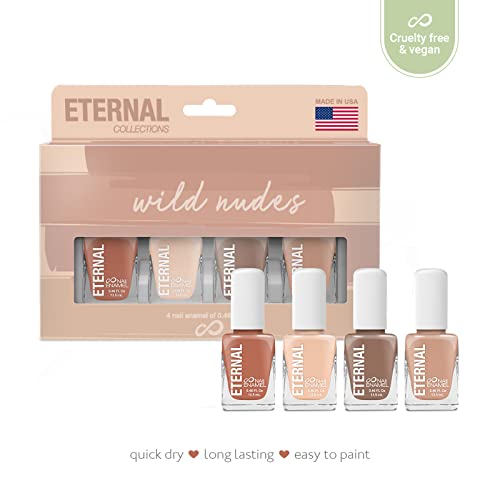 Eternal Collection – 4 Piece Set: Long Lasting, Quick Dry, Mirror Shine Nail ...